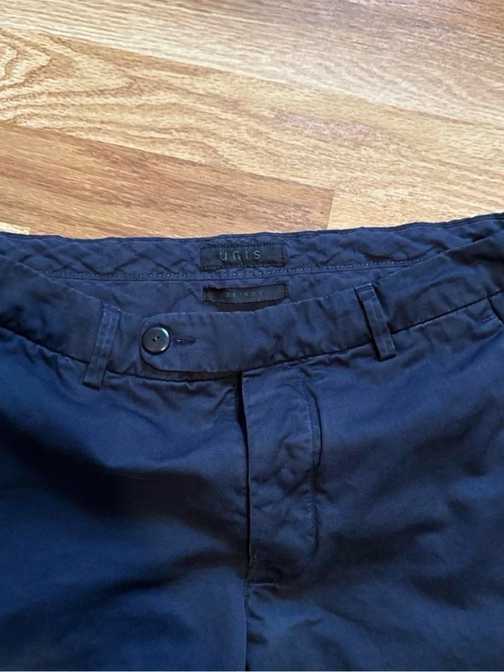 Men's Slim Chino Pants in Navy